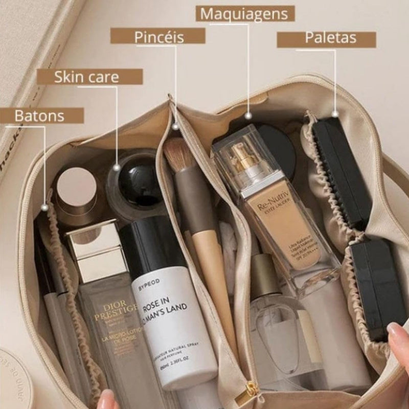 Bolsa Necessaire Feminina Organizador Maquiagem Viagem Blogueira