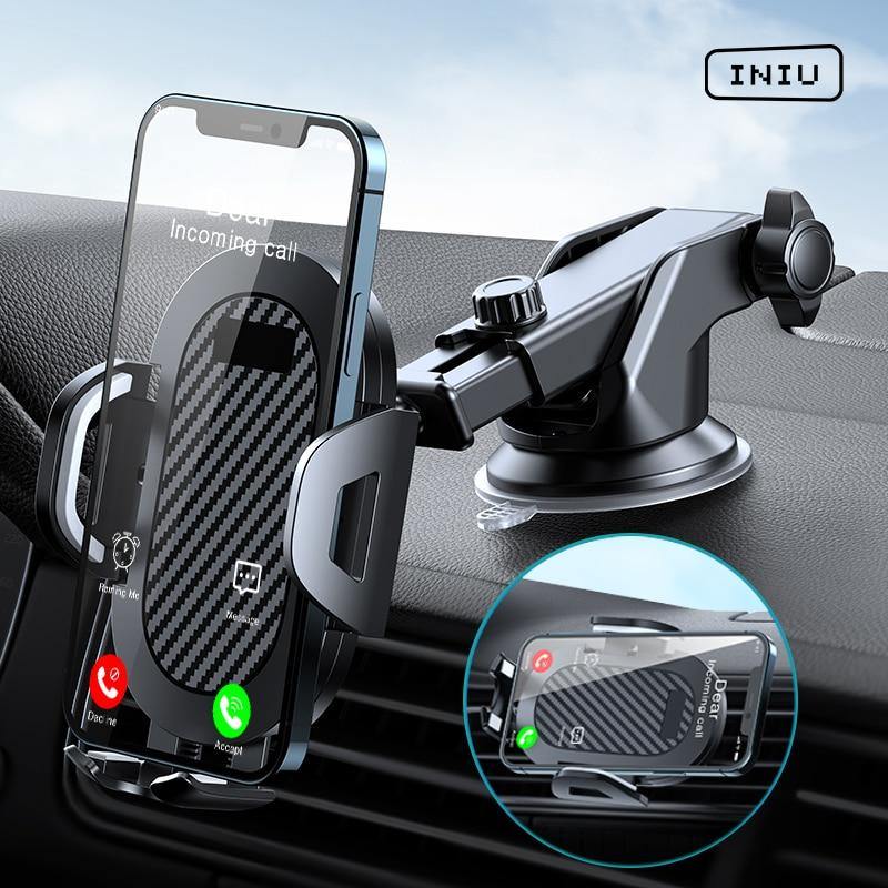 Suporte Universal Para Celular Veicular Ajustável Fixador Vidros 360º