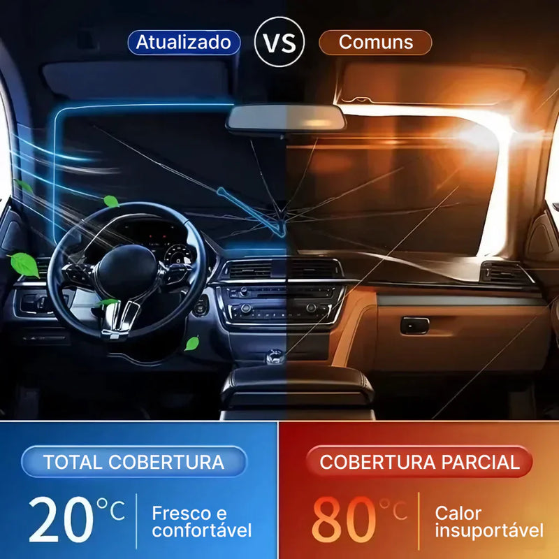 Protetor UV de Alto Nível para Vidro de Carro - Compre 1, Leve 2