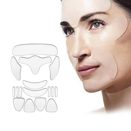 Adesivo de Silicone Anti Rugas Facial – Pele mais lisa e jovem em minutos por dia