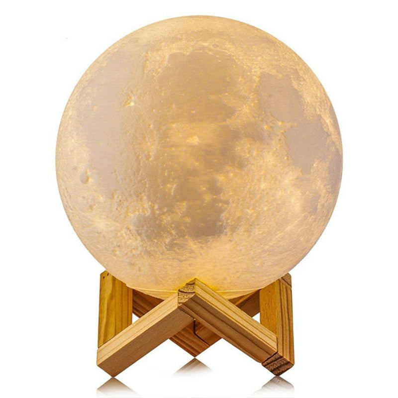 Luminaria Luna em Formato de Lua - Led 3D